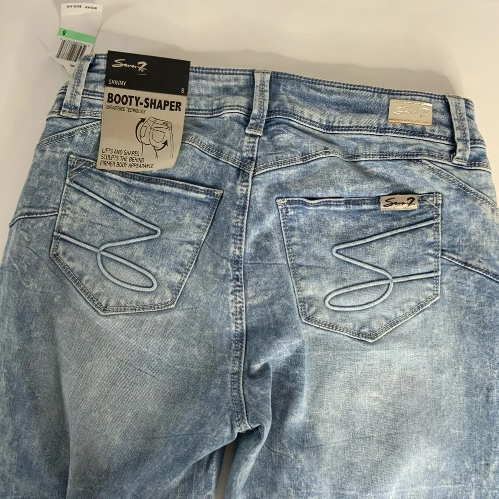 Seven7 Booty Shaper Crop Skinny Jeans